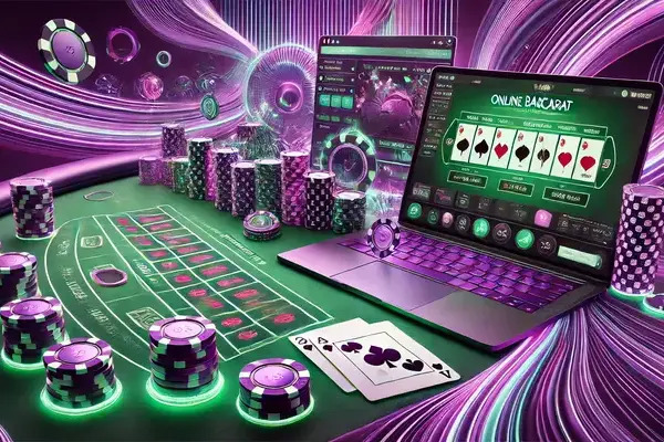 Online Baccarat Table at Grosvenor Casino