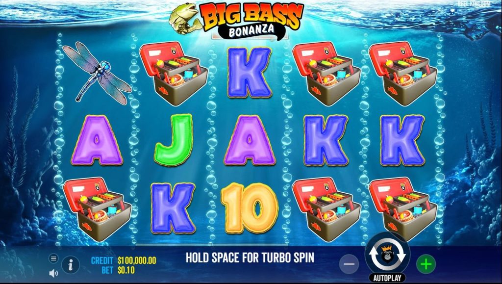 Fishing-themed Big Bass slot